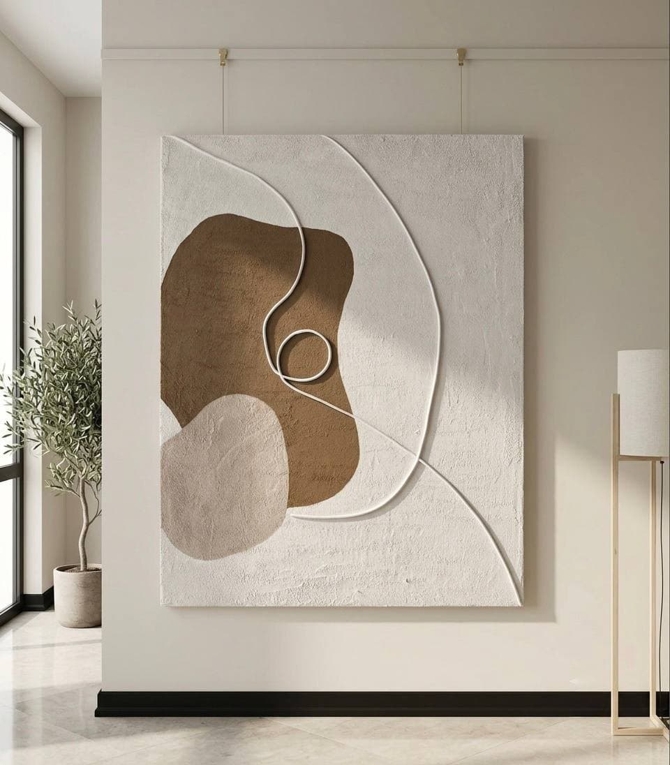 Organic Form, Textured decorative panel by Soha Fazeli